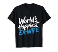 World's Happiest Ex Wife - T-Shirt Graphique avec Valeur