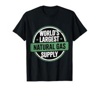 World's Largest Natural Gas Supply Gaz de Blague de Pet - T-Shirt