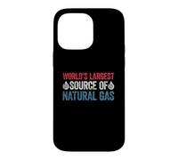 World's Largest Source of Natural Gas Coque pour iPhone 14 Pro Max