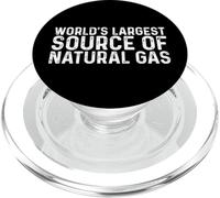 World's Largest Source of Natural Gas PopSockets PopGrip pour MagSafe