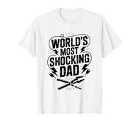 World's Most Shocking Dad Electrician Father's Day Summer T-Shirt