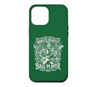Worlds Okayest Bass Player Music Funny Bass Player Coque pour iPhone 12 Pro Max