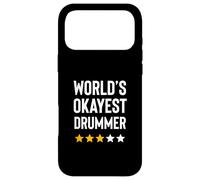 Worlds Okayest Drummer Rock Music Lover Drumming Coque pour iPhone 17 Pro Max