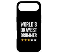 Worlds Okayest Drummer Rock Music Lover Drumming Coque pour iPhone Air