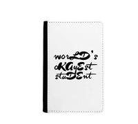 World's Okayest Étui-portefeuille de voyage pour étudiant et enseignant, multicolore, 3.7 inch x 5.8 inch, Classique