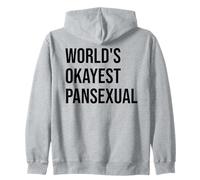 World's Okayest Pansexual Pride LGBTQ Pan Pride Queer Gay Sweat à Capuche