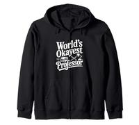 World's Okayest Professor for Teachers Humour Sweat à Capuche