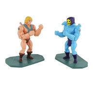 Worlds Smallest Rock 'Em Sock 'Em Robots - He-Man vs Skeletor, Jeu rétro Miniature, Robots de Combat, Knock His Block Off. pour Enfants et Adultes à partir de 8 Ans