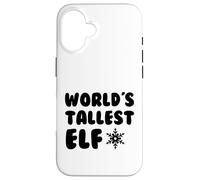 World's Tallest Elf - Fun Holiday Christmas Kids Men Women Coque pour iPhone 16