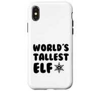 World's Tallest Elf - Fun Holiday Christmas Kids Men Women Coque pour iPhone X/XS