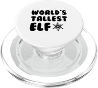 World's Tallest Elf - Fun Holiday Christmas Kids Men Women PopSockets PopGrip pour MagSafe