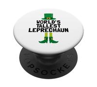World's Tallest Leprechaun | St Patricks Day PopSockets PopGrip Adhésif