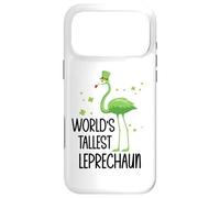 World's Tallest Leprechaun St Patricks Flamingo Shenanigan Coque pour iPhone 17 Pro Max