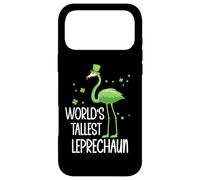 World's Tallest Leprechaun St Patricks Flamingo Shenanigans Coque pour iPhone 17 Pro Max