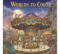 Worlds to Color: A Grand Tour of Intricate Designs: 30 Highly Detailed Pages Featuring Enchanted Forests, Steampunk Cities, Ancient Ruins, and Ornate Patterns for Advanced Colorists.