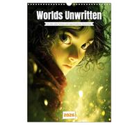 Worlds Unwritten (Wandkalender 2026 DIN A3 hoch), CALVENDO Monatskalender: Wenn Bilder zu Geschichten werden