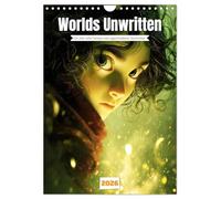 Worlds Unwritten (Wandkalender 2026 DIN A4 hoch), CALVENDO Monatskalender: Wenn Bilder zu Geschichten werden
