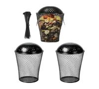 Worm Bins for Composting Kitchen Waste Lidded Vermicomposting Basket