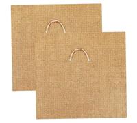 Worm Blanket 2Pcs 24x24in Jute Fiber Easy Cutting Worm Bin Blanket for Composting with Pull Ring Foldable Blankets for Farm Composting Bin