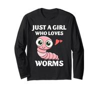 Worm Farm, Juste Une Fille Qui Aime Les vers, Un Joli ver de Terre Manche Longue