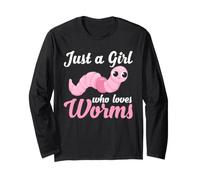 Worm Farm, Juste Une Fille Qui Aime Les vers, Un Joli ver de Terre Manche Longue