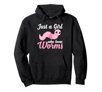 Worm Farm, Juste Une Fille Qui Aime Les vers, Un Joli ver de Terre Sweat à Capuche