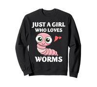 Worm Farm, Juste Une Fille Qui Aime Les vers, Un Joli ver de Terre Sweatshirt