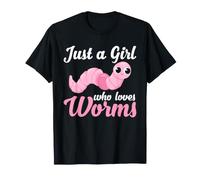 Worm Farm, Juste Une Fille Qui Aime Les vers, Un Joli ver de Terre T-Shirt