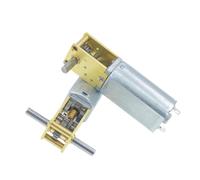 Worm gear 1218-050 single shaft gear electronic starter Smart cart 3V6V12V miniature DC gear low speed dual shaft electronic starter IINKUEYK(3V13RPM,Dual Axis)