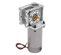 Worm Gear Reducer Moteur à engrenages 300 W | Moteur RV électrique à vis sans fin DM09 NLRV-040, DC 24 V, autobloquant, argent, IP65