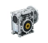 Worm Gear Reducer NMRV030 High Torque Gearbox Input 9/11mm Output 14mm Suitable for Nema23 63B14 Flange Induction electronic starter IINKUEYK(RATIO50_56B14)