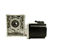 Worm Geared 5N.m(715oz-in) NEMA34 Closed Loop Stepper electronic starter Kits 86HSEWG80 and Hybrid Servo Driver HSE86 Computerized Numerical Control Worm Reducer(Ratio 100 to 1,Single Output Shaft)