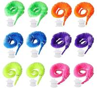 Worm Magic,Jouet Fuzzy Worm, Chenilles Magiques,Magicians Toy 12PC Jouets de Ver Magique pour Faveurs de Fête Anniversaire Enfants Remplisseurs de Sac de Fête 6 Couleurs