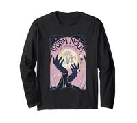 Worm Moon She Who Renews Mars 2026 Art Nouveau Phases de Lune Manche Longue