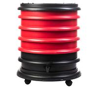 Wormbox : Lombricomposteur 4 Plateaux Rouge - 64 - Fabriqué en France