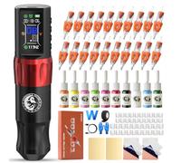 Wormhole Tattoo Kit de tatouage sans fil avec stylo de tatouage sans fil, kit complet avec encre de tatouage pour artistes professionnels débutants WTK283