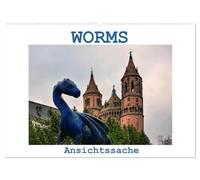 Worms - Ansichtssache (Wandkalender 2026 DIN A2 quer), CALVENDO Monatskalender: Spaziergang durch die Lutherstadt Worms