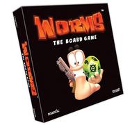 Worms: The Board Game by Mantic Games | 2-4 joueurs | À partir de 10 ans | Jeu de 45 minutes | Comprend 16 figurines de vers, des carreaux de carte hexagonaux, 5 dés et plus de 80 cartes | Jeu de
