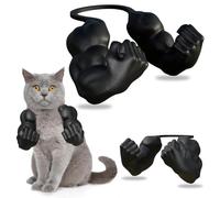 Worparsen Bras musclé pour chat avec impression 3D - Accessoire de costume pour Halloween - Noir