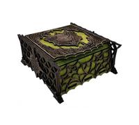 Worparsen Cadeau pour le père et la mère, Dragon Pattern Boîte en bois, coffre d'artisanat à mémoire de traitement boîte rangement collection vintage les amis décoration A