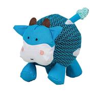 Worparsen Jouets interactifs à mâcher pour chiens de petite et moyenne taille - Jouet puzzle pour soulager l'ennui - Jouet en peluche pour chien de dessin animé pour faire ses dents et nettoyer les
