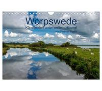 Worpswede - Künstlerdorf unter weitem Himmel (Wandkalender 2026 DIN A4 quer), CALVENDO Monatskalender: Worpswede, das Künstlerdorf mit dem endlos weiten Himmel