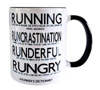 Worry Less Design Gifts for Runners Mug humoristique en céramique avec impression professionnelle pour coureurs 330 ml