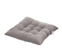 Worsendy Galettes de Chaise, Coussin de Chaise Souple Rembourré avec Liens Décoration Portable Maison Bureau Multi-Colore Orange,Irresistibly Cushiony Soft Seat Cushion 40 x 40 cm (Gris)