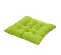Worsendy Galettes de Chaise, Coussin de Chaise Souple Rembourré avec Liens Décoration Portable Maison Bureau Multi-Colore Orange,Irresistibly Cushiony Soft Seat Cushion 40 x 40 cm (Vert)