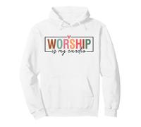 Worship is My Cardio chrétiens Hommes et Femmes chrétiens Sweat à Capuche