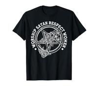 Worship Satan Respect Women T-Shirt