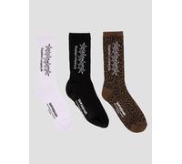 Worship Supplies Night Prowler 3 Pack Chaussettes à motifs Uni