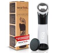 wortek Décapsuleur avec récipient de récupération - Décapsuleur de bière - Décapsuleur de bière - Collecteur de capsules - Cadeau pour hommes et amateurs de bière - Cadeau pour papa - Gravure « Best