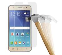 WORTEK Étui Haute Protection d'écran Samsung Galaxy S6/S6 Edge Char Verre 9H Verre de Protection en Char Écran en Verre Véritable épaisseur 0,3 mm Samsung J5 Transparent